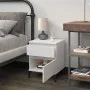 Glossy white nightstand 40x35x50 cm by vidaXL, Lockers and storage cabinets - Ref: Foro24-821846, Price: 52,68 €, Discount: %