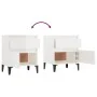 Glossy white nightstand 40x35x50 cm by vidaXL, Lockers and storage cabinets - Ref: Foro24-821846, Price: 52,68 €, Discount: %