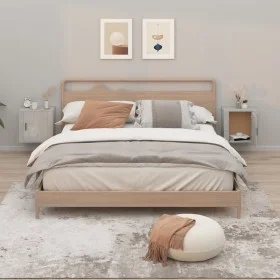 Wall bedside tables 2 pcs concrete gray 50x30x47 cm by vidaXL, Nightstands - Ref: Foro24-816873, Price: 58,89 €, Discount: %