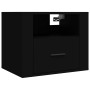 Wall-mounted bedside tables 2 units black 50x36x40 cm by vidaXL, Nightstands - Ref: Foro24-816883, Price: 81,47 €, Discount: %