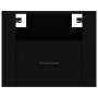 Mesitas de noche de pared 2 uds negro 50x36x40 cm de vidaXL, Mesitas de noche - Ref: Foro24-816883, Precio: 81,38 €, Descuent...