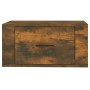 Wand-Nachttisch aus geräucherter Eiche, 50 x 36 x 25 cm von vidaXL, Nachttische - Ref: Foro24-816850, Preis: 27,96 €, Rabatt: %