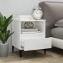 Nachttische 2 Einheiten glänzend weiß 40x35x50 cm von vidaXL, Schränke und Lagerung - Ref: Foro24-821815, Preis: 80,15 €, Rab...