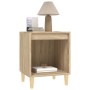 Mesitas de noche 2 unidades roble Sonoma 40x35x50 cm de vidaXL, Mesitas de noche - Ref: Foro24-821865, Precio: 50,26 €, Descu...