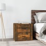 Nachttisch aus geräucherter Eiche, 50 x 39 x 47 cm von vidaXL, Schließfächer und Lagerschränke - Ref: Foro24-816709, Preis: 5...