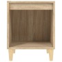 Mesitas de noche 2 unidades roble Sonoma 40x35x50 cm de vidaXL, Mesitas de noche - Ref: Foro24-821865, Precio: 50,26 €, Descu...