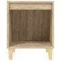 Nightstands 2 units Sonoma oak 40x35x50 cm by vidaXL, Nightstands - Ref: Foro24-821865, Price: 49,76 €, Discount: %