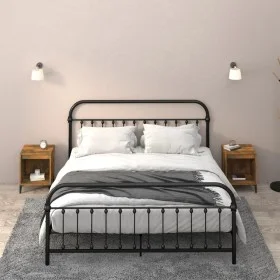 Nachttische 2 Einheiten geräucherte Eiche 40x35x50 cm von vidaXL, Nachttische - Ref: Foro24-821885, Preis: 41,32 €, Rabatt: %