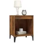 Two smoked oak bedside tables 40x35x50 cm by vidaXL, Nightstands - Ref: Foro24-821885, Price: 41,32 €, Discount: %
