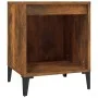 Two smoked oak bedside tables 40x35x50 cm by vidaXL, Nightstands - Ref: Foro24-821885, Price: 41,32 €, Discount: %