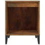 Two smoked oak bedside tables 40x35x50 cm by vidaXL, Nightstands - Ref: Foro24-821885, Price: 41,32 €, Discount: %