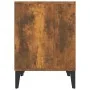 Two smoked oak bedside tables 40x35x50 cm by vidaXL, Nightstands - Ref: Foro24-821885, Price: 41,32 €, Discount: %