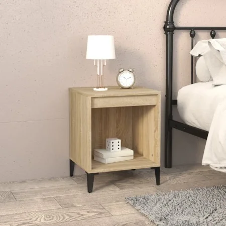 Mesita de noche roble Sonoma 40x35x50 cm de vidaXL, Mesitas de noche - Ref: Foro24-821880, Precio: 43,02 €, Descuento: %