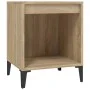 Mesita de noche roble Sonoma 40x35x50 cm de vidaXL, Mesitas de noche - Ref: Foro24-821880, Precio: 43,02 €, Descuento: %