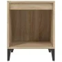 Mesita de noche roble Sonoma 40x35x50 cm de vidaXL, Mesitas de noche - Ref: Foro24-821880, Precio: 43,02 €, Descuento: %