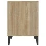Mesita de noche roble Sonoma 40x35x50 cm de vidaXL, Mesitas de noche - Ref: Foro24-821880, Precio: 43,02 €, Descuento: %
