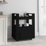 Black plywood kitchen cart 60x45x80 cm by vidaXL, Kitchen and dining carts - Ref: Foro24-816825, Price: 70,92 €, Discount: %