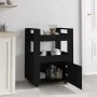 Black plywood kitchen cart 60x45x80 cm by vidaXL, Kitchen and dining carts - Ref: Foro24-816825, Price: 70,92 €, Discount: %