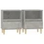 Bedside tables 2 units concrete gray 40x35x50 cm by vidaXL, Nightstands - Ref: Foro24-821803, Price: 69,60 €, Discount: %