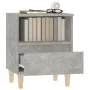 Bedside tables 2 units concrete gray 40x35x50 cm by vidaXL, Nightstands - Ref: Foro24-821803, Price: 69,60 €, Discount: %