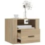 Wand-Nachttische 2 Stk. Sonoma-Eiche-Farbe 50x36x40 cm von vidaXL, Nachttische - Ref: Foro24-816887, Preis: 78,86 €, Rabatt: %