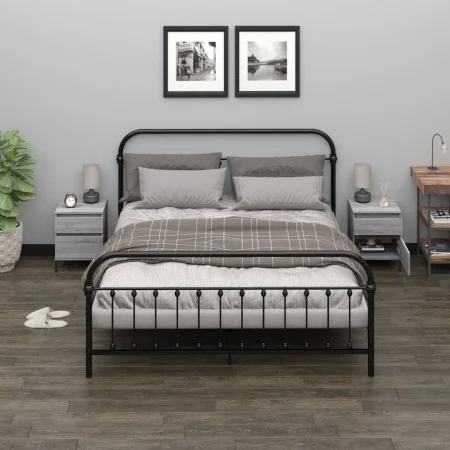 Nightstands 2 units gray Sonoma 40x35x50 cm by vidaXL, Lockers and storage cabinets - Ref: Foro24-821855, Price: 88,95 €, Dis...