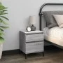 Nightstands 2 units gray Sonoma 40x35x50 cm by vidaXL, Lockers and storage cabinets - Ref: Foro24-821855, Price: 88,95 €, Dis...