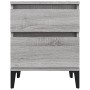 Nightstands 2 units gray Sonoma 40x35x50 cm by vidaXL, Lockers and storage cabinets - Ref: Foro24-821855, Price: 90,21 €, Dis...