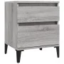 Nightstands 2 units gray Sonoma 40x35x50 cm by vidaXL, Lockers and storage cabinets - Ref: Foro24-821855, Price: 88,95 €, Dis...