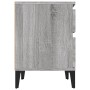 Nightstands 2 units gray Sonoma 40x35x50 cm by vidaXL, Lockers and storage cabinets - Ref: Foro24-821855, Price: 90,21 €, Dis...