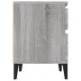 Nightstands 2 units gray Sonoma 40x35x50 cm by vidaXL, Lockers and storage cabinets - Ref: Foro24-821855, Price: 88,95 €, Dis...