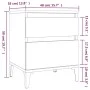 Nightstands 2 units gray Sonoma 40x35x50 cm by vidaXL, Lockers and storage cabinets - Ref: Foro24-821855, Price: 88,95 €, Dis...