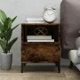 Smoked oak bedside table 40x35x50 cm by vidaXL, Closets and storage - Ref: Foro24-821820, Price: 43,52 €, Discount: %