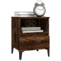 Mesita de noche roble ahumado 40x35x50 cm de vidaXL, Armarios y almacenamiento - Ref: Foro24-821820, Precio: 43,96 €