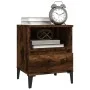 Smoked oak bedside table 40x35x50 cm by vidaXL, Closets and storage - Ref: Foro24-821820, Price: 43,52 €, Discount: %