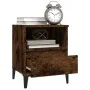 Smoked oak bedside table 40x35x50 cm by vidaXL, Closets and storage - Ref: Foro24-821820, Price: 43,52 €, Discount: %
