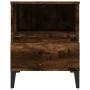 Smoked oak bedside table 40x35x50 cm by vidaXL, Closets and storage - Ref: Foro24-821820, Price: 43,52 €, Discount: %