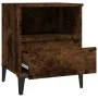Smoked oak bedside table 40x35x50 cm by vidaXL, Closets and storage - Ref: Foro24-821820, Price: 43,52 €, Discount: %