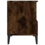 Smoked oak bedside table 40x35x50 cm by vidaXL, Closets and storage - Ref: Foro24-821820, Price: 43,52 €, Discount: %