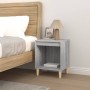 Gray Sonoma bedside table 40x35x50 cm by vidaXL, Nightstands - Ref: Foro24-821870, Price: 32,85 €, Discount: %