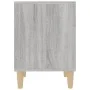 Gray Sonoma bedside table 40x35x50 cm by vidaXL, Nightstands - Ref: Foro24-821870, Price: 32,46 €, Discount: %