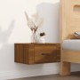 Wand-Nachttisch aus braunem Eichenholz, 50 x 36 x 25 cm von vidaXL, Nachttische - Ref: Foro24-816854, Preis: 31,97 €, Rabatt: %