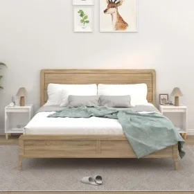 Nightstands 2 units glossy white 40x35x50 cm by vidaXL, Nightstands - Ref: Foro24-821863, Price: 57,77 €, Discount: %