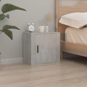 Concrete gray wall bedside table 50x30x47 cm by vidaXL, Nightstands - Ref: Foro24-816872, Price: 34,92 €, Discount: %