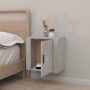 Betongrauer Wand-Nachttisch 50x30x47 cm von vidaXL, Nachttische - Ref: Foro24-816872, Preis: 35,33 €, Rabatt: %