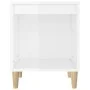 Mesitas de noche 2 unidades blanco brillante 40x35x50 cm de vidaXL, Mesitas de noche - Ref: Foro24-821863, Precio: 57,75 €, D...