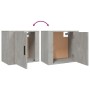 Betongrauer Wand-Nachttisch 50x30x47 cm von vidaXL, Nachttische - Ref: Foro24-816872, Preis: 35,33 €, Rabatt: %