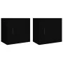 Wand-Nachttische 2 Stück schwarz 50x30x47 cm von vidaXL, Nachttische - Ref: Foro24-816867, Preis: 52,73 €, Rabatt: %