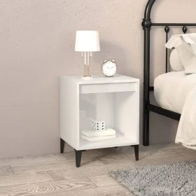 Glossy white nightstand 40x35x50 cm by vidaXL, Nightstands - Ref: Foro24-821878, Price: 37,75 €, Discount: %