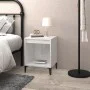 Mesita de noche blanco brillante 40x35x50 cm de vidaXL, Mesitas de noche - Ref: Foro24-821878, Precio: 37,74 €, Descuento: %